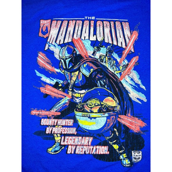Mandalorian and Grogu Bounty Hunter Star Wars Shirt - Picture 2 of 8